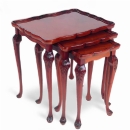 FurnitureToday Montague Gower Pie Crust Rectangular Nest of