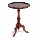 FurnitureToday Montague Gower Pie Crust Round Wine Table 
