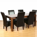 FurnitureToday Monte Carlo 6ft table Havana chair dining set 