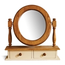 FurnitureToday Mottisfont Painted Pine Dressing Table Mirror