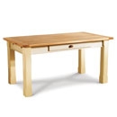 FurnitureToday Mottisfont Painted Pine Extending Square Leg