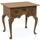 FurnitureToday Oak Country Cabriole Leg Lowboy