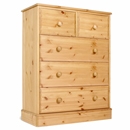 FurnitureToday One Range Pine 3   2 All Deep Drawer Wide Chest