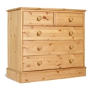 FurnitureToday One Range Pine 3   2 Drawer Wide Chest