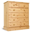 FurnitureToday One Range Pine 4   2 Drawer Wide Chest