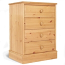 FurnitureToday One Range Pine 4 Drawer Medium Chest