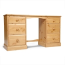 FurnitureToday One Range Pine Double Dressing Table