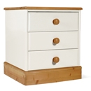 FurnitureToday One Range Pine Painted 3 Drawer Medium Chest