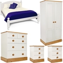 FurnitureToday One Range Pine Painted Bedroom Set