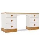 FurnitureToday One Range Pine Painted Double Dressing Table