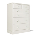 FurnitureToday One Range White Painted 2   2   2 Deep Drawer