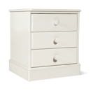 FurnitureToday One Range White Painted 3 Drawer Medium Chest