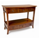 FurnitureToday Pacific Mahogany Console Table