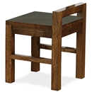 Panama Dark Wood Dressing Table Stool