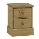 FurnitureToday Pine Bay Two Drawer Bed side