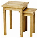 FurnitureToday Plum compact nesting lamp tables