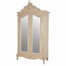FurnitureToday Portofino 2 door mirrored armoire