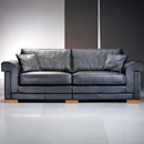 FurnitureToday Premiere Lindos Sunset Leather Sofa
