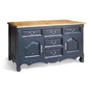 Provence Black Painted American Buffet