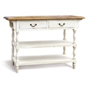 Provence White Painted 2 Drawer Console