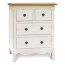 Provence White Painted 4 Drawer Chest