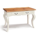 Provence White Painted Console Table 2 Drawer