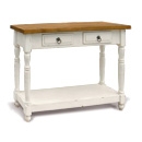 Provence White Painted Medium Serving Table