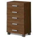 FurnitureToday Rauch Harvard 5 Drawer Tall Chest