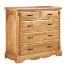FurnitureToday Regency Pine 5 drawer chest