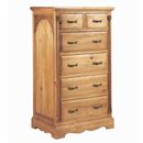 FurnitureToday Regency Pine 6 drawer chest