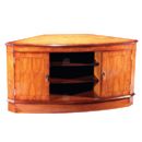 FurnitureToday Regency Reproduction Bow Front Wide Screen TV