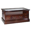 FurnitureToday Regency Reproduction Glass top regency table