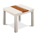 FurnitureToday Riviera White Lamp Table