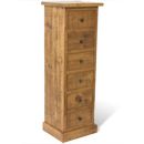 FurnitureToday Rustic Plank Tall Boy