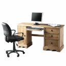 FurnitureToday Seconique Corona Desk 3 Drawer 1 Cupboard