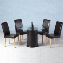 FurnitureToday Seconique Galaxy Round Dining Set