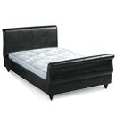 FurnitureToday Seconique Monarch Sleigh Bed Chocolate Brown