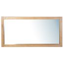 FurnitureToday Seville Oak Wide Wall Mirror