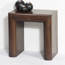 Sirius mahogany side table with 1 drawer