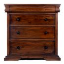 FurnitureToday Sleigh 4 Drawer Wide Chest
