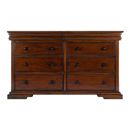 FurnitureToday Sleigh 8 Drawer Wide Chest