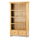 Soho Solid Oak 2 Drawer Bookcase