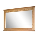 FurnitureToday Stanford Oak Landscape Mirror