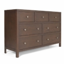 FurnitureToday Sterling Park Dark Wood Dresser