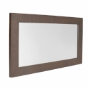 FurnitureToday Sterling Park Dark wood Rectangular Mirror