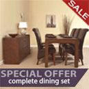 Tampica dark wood dining room Collection
