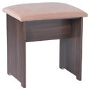 FurnitureToday Tara Walnut Stool