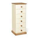 FurnitureToday Tarka Painted 6 Drawer Bedside