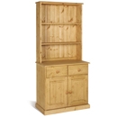 Tarka Solid Pine 2 Drawer Open Top Dresser