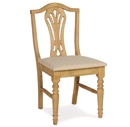 FurnitureToday Tarka Solid Pine Upholstered Chair